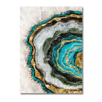 Абстрактная картина на холсте HALFLEMART