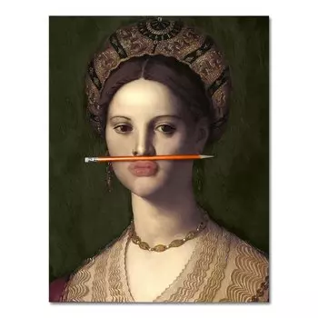 Абстрактная живопись АлиПэинт на холсте