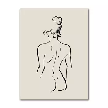 Абстрактные постеры АлиПэнт Матисс Линия Тела