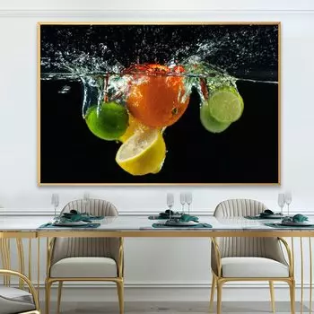 Абстрактный постер с фруктами RELIABLI ART