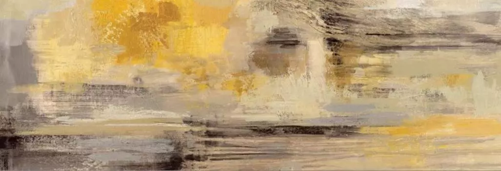 Абстрактный золотой желтый плакат FajerminArt