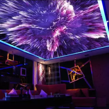 Абстрактный звездный свет KTV бар развлечение место потолок роспись 3d потолок фрески обои