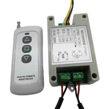 AC110-240V промышленный беспроводной контроллер двигателя, передний и задний контроллер, подъем, задний беспроводной пульт дистанционного управления