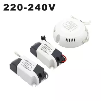 AC220-240V Вход 8-24W Светодиодный драйвер постоянного тока DC 25-80V 220mA Выход Круглый светодиодный драйвер для светодиодных кольцевых панелей Потолочные светильники