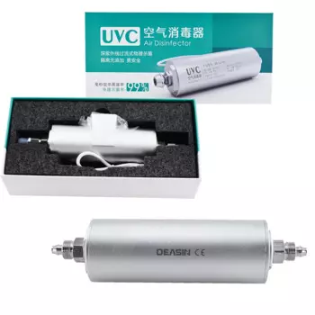 AC24V Den tal Equipment Deep UVC перелив Физическая стерилизация Дезинфектор воздуха для стульев Den tal Воздушный компрессор DEASIN
