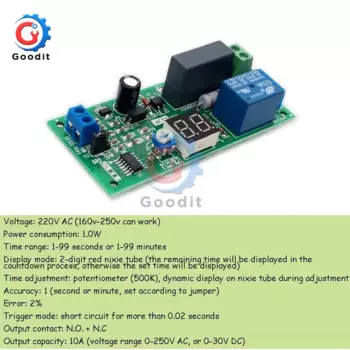 Gaqqee Timer Delay Relay Switch Module