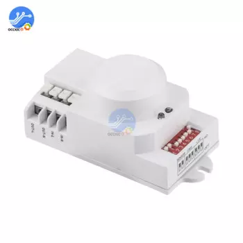 AC 85V-250V 5,8 GHz микроволновый радар, датчик переключения, детектор движения тела для светодиодной лампы
