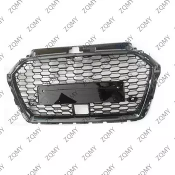 ACC с логотипом для Audi A3/A3L/S3 2017 2018 2019 2020, решетка переднего бампера автомобиля, центральная панель, верхняя решетка (модифицирует стиль RS3)