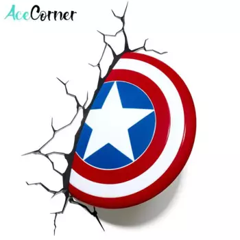 MARVEL Щит Капитана Америки 3D ночник