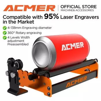 ACMER M2 Лазерный гравер ротационный модуль