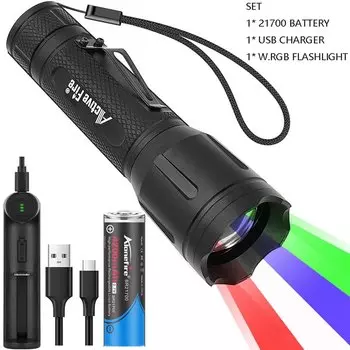 Activefire Многоцветный тактический фонарик 4-в-1