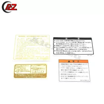 ACZ наклейки на мотоцикл, предупреждающий знак на бак, наклейка на топливный бак, универсальная наклейка для Suzuki Honda Yamaha Kawasaki BMW ATV