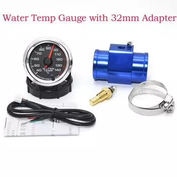 AD 52 мм датчик температуры воды 40 ~ 140 градусов Цельсия гоночный датчик комплект автомобиля с датчиком 1/8NPT адаптер датчика температуры воды