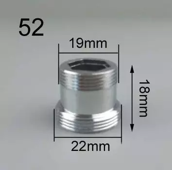 Адаптер аэратора крана Zelsaide 16 18 19 20 21 22 24 мм