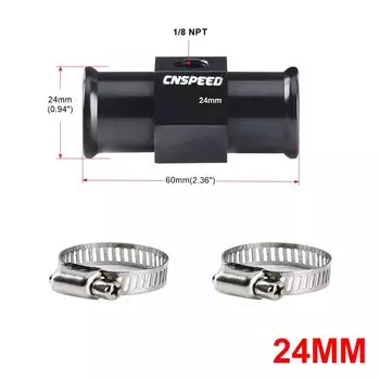 Адаптер Датчика Температуры Черной Воды 1/8NPT, Диаметр Шланга Радиатора 18 Мм, 20 Мм, 22 Мм, 24 Мм