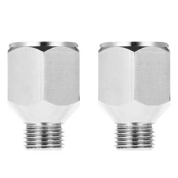 Адаптер для аэрографа 2 шт., детали, соединитель для шланга G1/8 дюймов, стандарт BSP, мужской, G1/4 дюйма, стандарт BSP, женские детали для компрессора