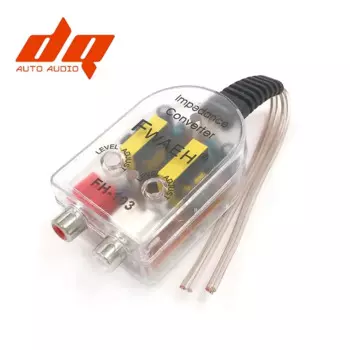 Адаптер для автомобильного динамика на RCA, регулируемый аудиоусилитель для аудиосистемы с высоким и низким разъемами