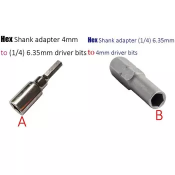 Адаптер для бит CRVOJEK 4 мм - 6,35 мм