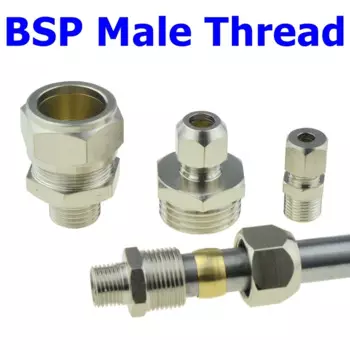 Адаптер для компрессионной трубы WYWBEY DSJ-M, YDF-LOK, LOK 1/8, 1/4, 3/8, 1/2