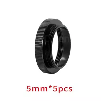 Адаптер для крепления объектива 5 мм C-CS, 5 шт., удлинительная трубка, кольцо для наблюдения C, промышленное возле камеры комплект для мойки, для камеры FA