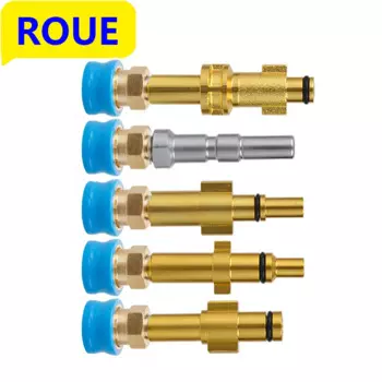 Адаптер для мойки высокого давления 1/4 дюйма, сопло с быстроразъемным соединителем для Karcher Nilfisk Black Decker Bosch Parkside huter, очищающая машина пеногенератор для мойки пистолет для мойки высокого давления