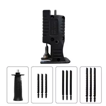 Адаптер для сабельной пилы с металлическим приводом, Модифицированная электрическая дрель, электроинструмент для резки древесины с пилой