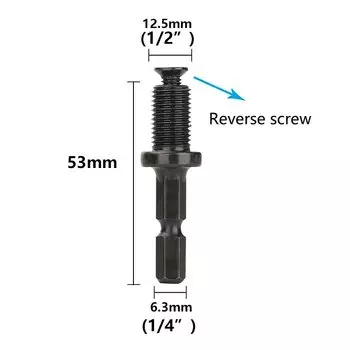 Адаптер для сверлильного патрона xcan 1/4" - 1/2"