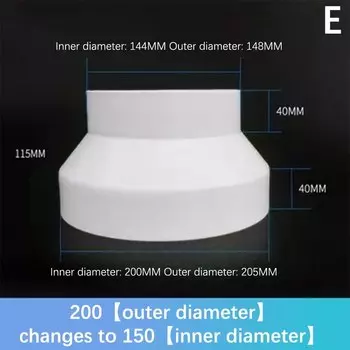 Адаптер для выхлопной трубы ABS