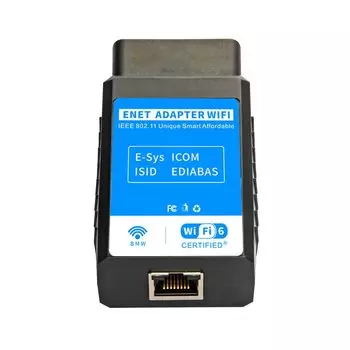 Адаптер Enet Wi-Fi для BMW F/G/I серии Obd2 Wi-Fi CarPlay, совместимый с BimmerCode, Bootmod3, MHD Работа с iOS, Android