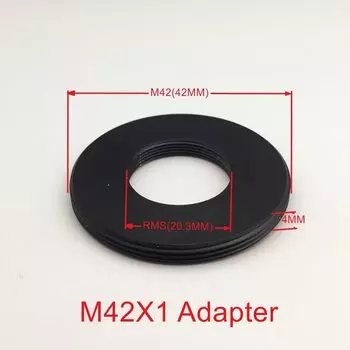 Адаптер кольца JLLSMCMGGX для объектива микроскопа M42 x0.75 / M42x1