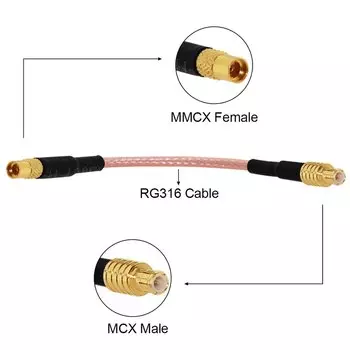 Адаптер MCX-MMCX кабель RG316 DexMRtiC