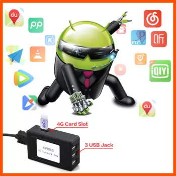 Адаптер mookaka 4G LTE, красный, универсальный, Wi-Fi модем