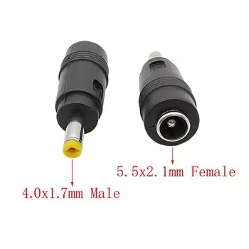 Адаптер питания DC 5,5x2,1 мм на 4,0x1,7 мм