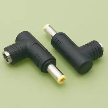 Адаптер питания постоянного тока 5,5x2,5 мм до 5,5*2,5 мм, коннектор для ноутбука 5525 240 Вт, зарядный штекер, конвертер для ноутбука, 1 шт.