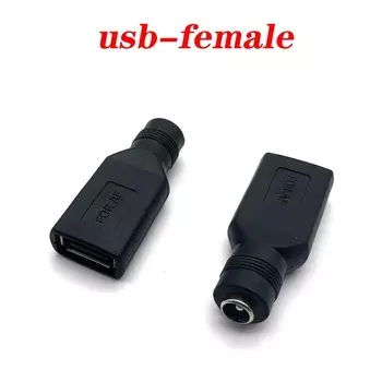 Адаптер розетка DC 5.5*2.1мм на USB Type-C LAJQTAO