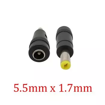 Адаптер розетки DC 5.5x2.1mm на 5.5x1.7mm (2/5 шт.)