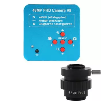 Адаптер с креплением Simul Focal SZM CTV 1/2 1/3 C для тринокулярного стереомикроскопа