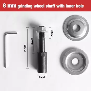 Адаптер шпинделя 10 мм для шлифовки и полировки 5 мм/6 мм/8 мм/10 мм/12 мм/14 мм/16 мм, вал двигателя, настольная шлифовальная машина