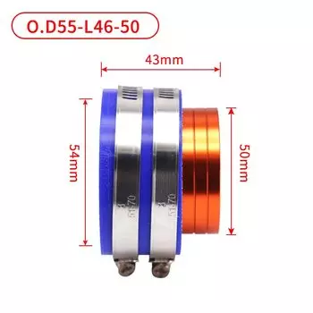 Адаптер воздушного фильтра ZSDTRP для мотоцикла, Воздушная трубка 37 мм 42 мм 45 мм 50 мм для PE PWK 21 24 26 28 30 32 34 мм, переходник для карбюратора