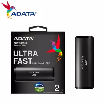 ADATA SE760 внешний твердотельный накопитель PSSD 512 ГБ 1 ТБ 2 ТБ USB 3,2 Gen 2 Type-C USB 10 Гбит/с, высокоскоростной жесткий диск SSD для PS5