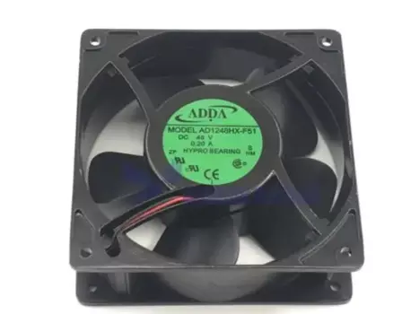 ADDA AD1248HX-F51 DC 48V 0.20A 120x120x38 мм 2-проводной Вентилятор охлаждения сервера