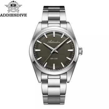 ADDIESDIVE светящиеся кварцевые часы с пузырьковым зеркалом 36 мм мужские аналоговые часы 100 м водонепроницаемые роскошные наручные часы Reloj Hombre