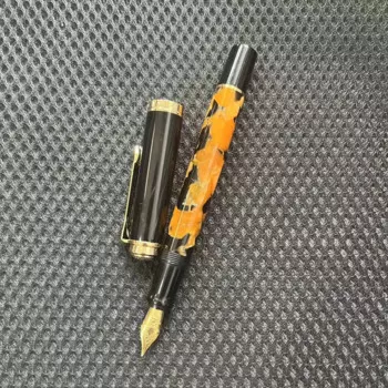 ADMOK M400 акриловая перьевая ручка с поршнем, мягкая, гладкая, без 5 перо, чернильная ручка, применимая для студентов Pelikan M400/405, подарочная ручка для письма