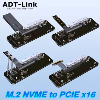 ADT R43SG 4,0 M.2 NVMe к PCIe 4,0 X16 разъем PCI-E 16x к M.2 M Key Удлинительный Кабель-адаптер EGPU для NUC/ITX/STX/ноутбука