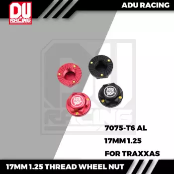 ADU Racing 7075, алюминий 1,25, 17 мм шестигранные Колесные гайки, пылезащитный противоскользящий для TRAXXAS X-MAXX XRT SLEDGE MAXX