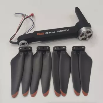 AE86 PRO MAX RC Дрон, запасные части, передний правый бесщеточный моторный рычаг + CW CCW пропеллер, 4 шт., складной лопастной вентилятор, кленовое крыло