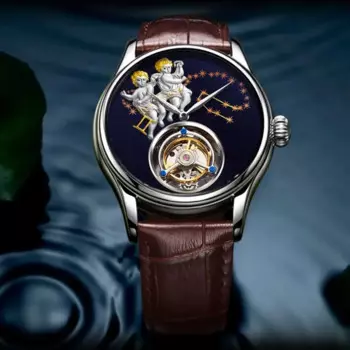 AESOP 100% настоящие часы с турбийоном для мужчин, мужские часы с механическим механизмом, брендовые роскошные часы-скелетоны, мужские часы Gemini