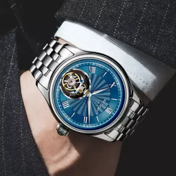 AESOP мужские механические наручные часы с летающим турбийоном, часы со скелетом для мужчин, мужские роскошные часы с бриллиантами, водонепроницаемые, 2023,