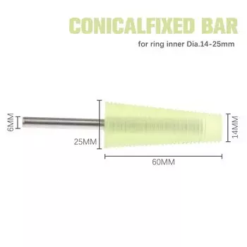 Agate Jade Ring Fixed Rod Polishing Tools Grinding Conical Sleeve Fixing Tool Silicone Mandrel Inner Outside Holder