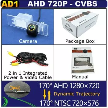 AHD 1080P 170 ° Автомобильная камера заднего вида с золотым объективом для Hyundai Tucson/Tucson Sport 2019 2020 2021, автомобильный монитор